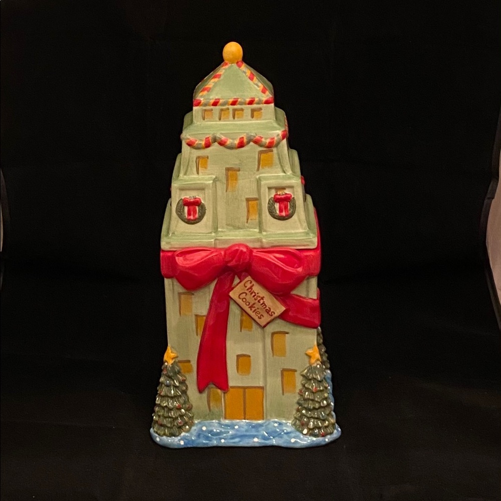 Sango Christmastime in The City cookie jar